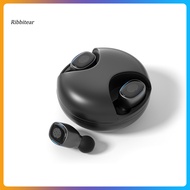  TWS Bluetooth-compatible V50 Wireless Headset Earphone with Microphone Power Display HiFi