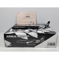 NG Models 13057 1: 400 New Zealand Airlines A321neo ZK-NNA Alloy Airplane Model