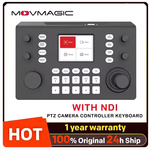 Live Streaming Gear MOVMAGIC MR-12 PTZ Controller 2D/3D Joystick Precise Zoom Aperture Control For B
