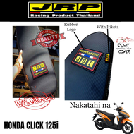 HONDA CLICK 125i Original THAI PARTS JRP SEAT COVER CARBON (rubber logo) NAKATAHI NA with Itiketa