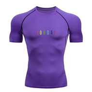 Men Compression Shirt short-Sleeve Men T Shirts Fitness Runing Joggers Gym Mens Tshirt