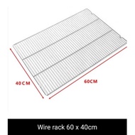 Industrial Wire Rack 60x40cm (24"x16") Oven Imported Quality Aluminum Multi-Purpose Rak Besar 优质大铝烤箱托盘