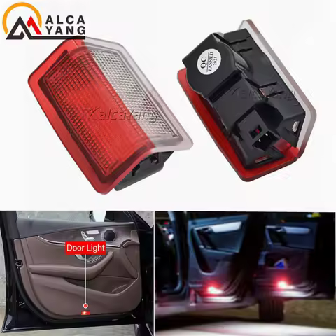2x Canbus LED Door Courtesy Light For Mercedes Benz A B C E GL ML Class W205 W212 W176 W166 W246 W24