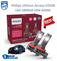 Philips หลอดไฟตัดหมอก LED Ultinon Access U2500 1800LM 6000K H8/9/16 รับประกัน 1 ปี
