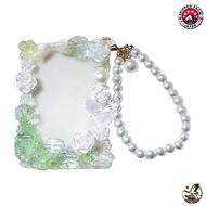 [888 from Japan] Pearl strap hard case decoration B8 oshikatsu otaku activity handmade KPOP anime ot