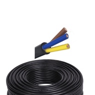 10 mét 18AWG cáp 3 lõi điều khiển cáp tín hiệu dây Đồng màu Đen vỏ bọc cách điện PVC dây điện cho bó