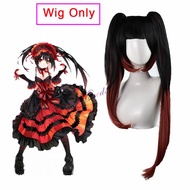Clemmiepn Anime DATE A LIVE Tokisaki Kurumi Costume Wig Gothic Nightmare Outfit