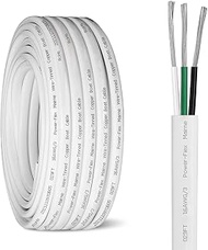 16 Gauge Triplex Marine Wire Tinned Copper Boat Cable, 100ft 16 AWG Standard USA OFC Oxygen Free Cop