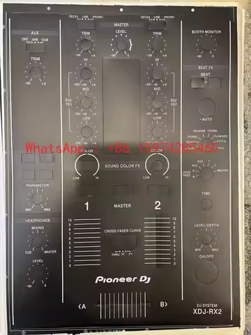 PVC self-adhesive protective film Suitable for Pioneer XDJ-RX3, RR, RX 2, XZ controllers