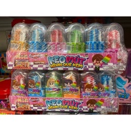 Wholesale blister packs of 30 ice cream cone-shaped lollipops