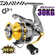 READY STOCK DAIWA 2024 NEW Mesin Pancing Max Drag 40kg Fishing Reel 6+1BB High Speed Gear Ratio Spinning Reel shimano Saltwater Reel Fishing Accessories Rod HIGH SPEED LURE FISHING