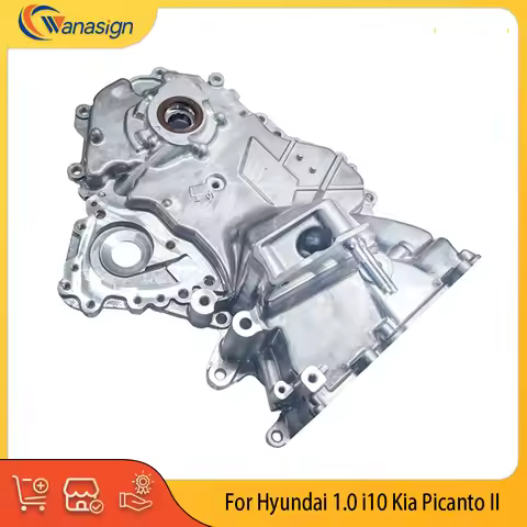 Engine Parts Oil Pump Cover Fit 1.0 L L4 Gas G3LA For Hyundai 1.0 i10 Kia Picanto II 11-17 21350-041
