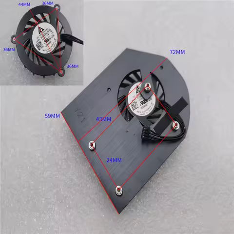 KSB0405HB CF6525L05S Fan for ASUS TUF PRIME B450M-K X570-P X570-PRO X570-PLUS PRO X570 TUF GAMING PL