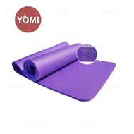 Ready Stock Yomi - Matras Yoga Mat Nbr 8Mm Matras Alas Anti Slip Tebal -2317 - Ungu X9K9
