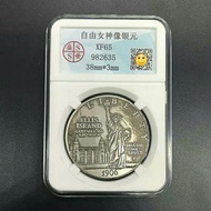 HELLO~~ Silver Dollar Silver Coin Collection Foreign Silver Dollar Statue of Liberty Silver Dollar G