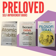 Preloved atomic habits book, terrace philosophy, dare not as you wish