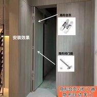 Invisible Door Hinge Foldable 180 Degree Concealed Wooden Door Inner Outer Open Three-Dimensional Ad