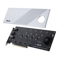 ASUS Hyper M.2 x16 Gen 4 Card (PCIe 4.0/3.0) supports four NVMe M.2 (2242/2260/2280/22110)