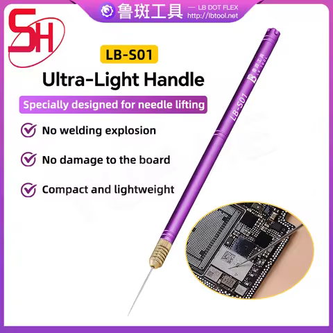 LUBAN Handheld Knife Handle Multi-function Glue Remover Blade for Motherboard Chip Layering CPU IC E