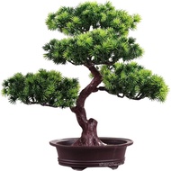 Artificial Bonsai Tree 12'' Fake Bonsai Tree, Desk Bonsai Plant Fake Tree Potted Plants Artificial D