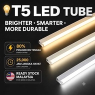 LED T5 Tube Light Lamp Bulb Complete Set Celling Light Energy saving 1ft/ 2ft/3ft[2 Years Warranty]
