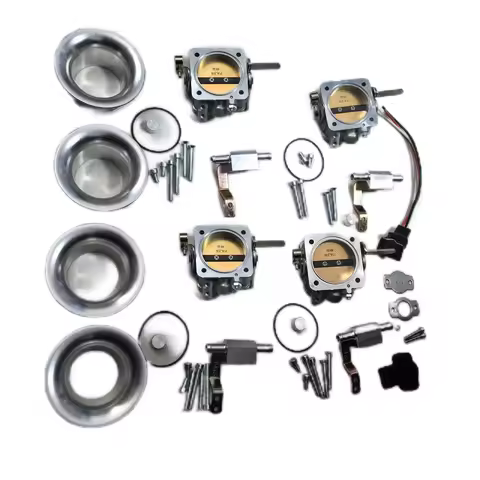 Short Four TZ7S OBX THROTTLE BODY 40/42/45/48/50 mm with Tps air Horn Linkage Height Is 30MM for a 4