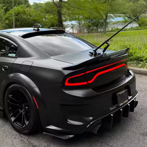 Painted Rear Window Spoiler For Dodge Charger GT RT SE SRT SXT SCAT PACK 392 4-Door Sedan 2011-2023 