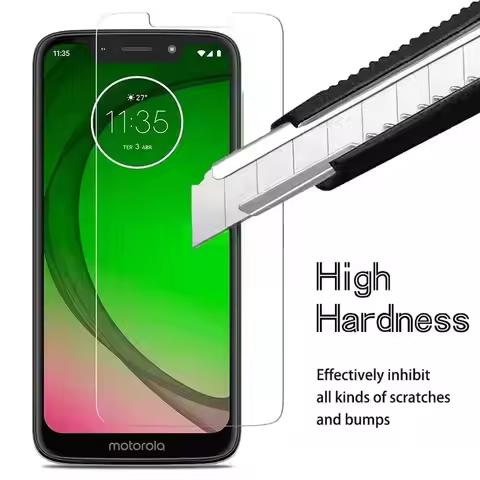 9H Tempered Motorola Play Power Screen Protector For Moto E4 E5 E6 G6 G7 PLUS Protective Film Glass