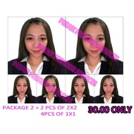 2x2,1x1 package 2 photo id
