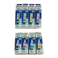 Epson 003 / 664 Ink Bottles Ink (Black/Cyan/Magenta/Yellow)