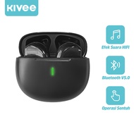 KIVEE Headset TWS Bluetooth 5.0 earphone Earbuds airpods Efek Suara Stereo Efek Suara HIFI Long Standby Daya Tahan Baterai Super Panjang 30 jam Daya