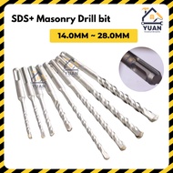 14.0mm ~ 28.0mm SDS+ Masonry Drill Bit | Mata Drill Bit | Mata Korek Batu | Concrete Brick Stone Dri