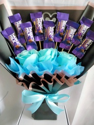 sabun bunga chocolate bouquet mini dairy milk bouquet soap rose bouquet coklat bunga gift birthday c
