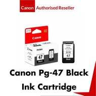【In Stock】 Canon PG-47 Black Original Ink Cartridge for E410 / E470 Printer
