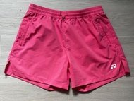 Yonex 運動短褲 桃紅色運動褲 速乾短褲 羽毛球女裝褲 跑步褲 健身服裝 訓練衫 Badminton Shorts Sportswear Pants