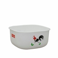 Lion Star Plastic Bowl, Rooster Square Container Bowl, BMW-3 3 Liter Food Storage Container