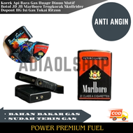 Korek Api Bara Huage Dinuo Motif JD JB Marlboro Tengkorak Skullrider Dupont Isi Gas Tokai Ritzon