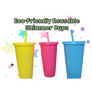 Eco-Friendly Cold Water Reusable Cup_Christmas/Birthday/Thank you/Wishes/Sticker Label/Gift Bag