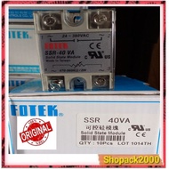Fotek SSR-40VA / SSR 40VA Solid State Relay Fotek 40 Ampere