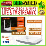 TENDA D301 v2 300mbps ADSL2+ Wireless Modem WiFi TM Streamyx Router with USB Storage Sharing dlink a
