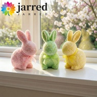 JARRED Rabbit Easter Figurine, Novelty Simulation Bunny Easter Bunny Ornament, Exquisite Cute Handma