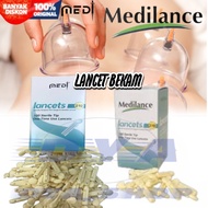 Jarum Lancet Medilance 21g/ Jarum Bekam 21G/ MedT 21G