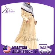 LALEESA DRESS INAS LD251219 Jubah Muslimah Jubah Abaya Dress Muslimah Plus Size Baju Raya 2024
