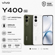 VIVO Y400 5G 8GB+256GB | 50MP Camera | 6000mAh | 5G Smartphone | Global Set | 1 Years Warranty
