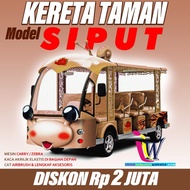 Odong odong kereta mini karakter siput