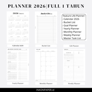 Planner 2026 For 1 YEAR, Monthly Planner, Weekly Planner, 2026 Dated Planner by INK_ON_PAPER