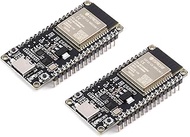 Waveshare ESP32-C6 Microcontroller with Pinheader(2PCS), WiFi 6 Development Board, 160MHz Single-Cor