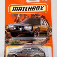 ⁠[READY STOCK] Matchbox 1980 AMC Eagle (Black / Woodgrain) Diecast Model Car 1/64 - Chrysler Series 