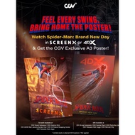 [Jastip] CGV A3 4DX Postcard Cinepolis Magnify Spiderman Brand New Poster DAY