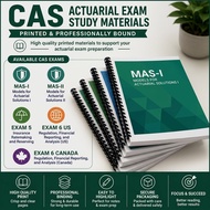 CAS Exam Study Manual | Printed/PDF | Exam MAS-I Exam MAS-II Exam 5 Exam 6
